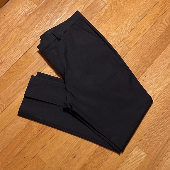 Express Slim Black Wool-Blend Modern Tech Suit Pant - Picture 2 of 11